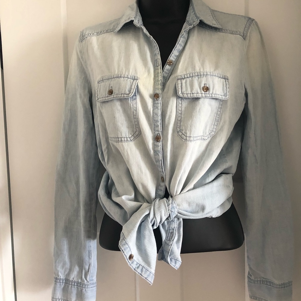 Denim Button-down